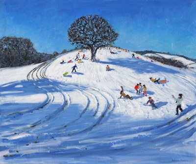 Weihnachten, Burley Lane, Derby, 2016 von Andrew Macara