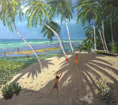 Palmen, Clovelly Beach, Barbados, 2013 von Andrew Macara