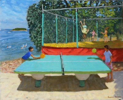 Ping Pong, Vrsar, Kroatien, 2022 von Andrew Macara