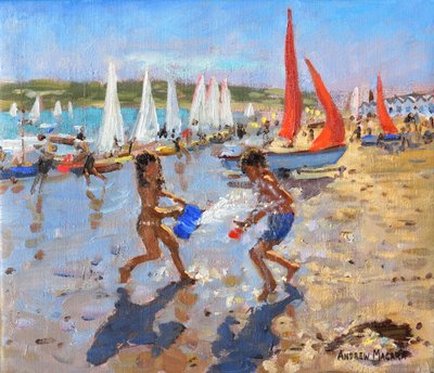 Planschen, Abersoch, 2015 von Andrew Macara