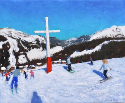 Das Kreuz, Morzine, Frankreich von Andrew Macara