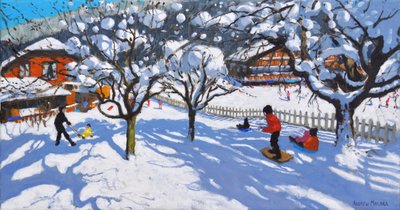 Der Obstgarten, Morzine, Frankreich, 2015-2018 von Andrew Macara