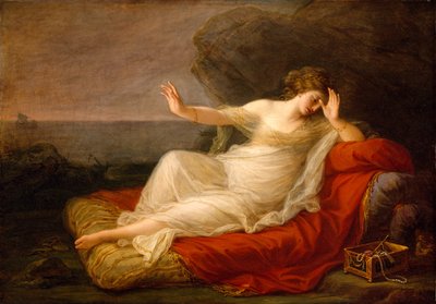 Ariadne von Theseus auf Naxos verlassen, 1774 von Angelica Kauffmann