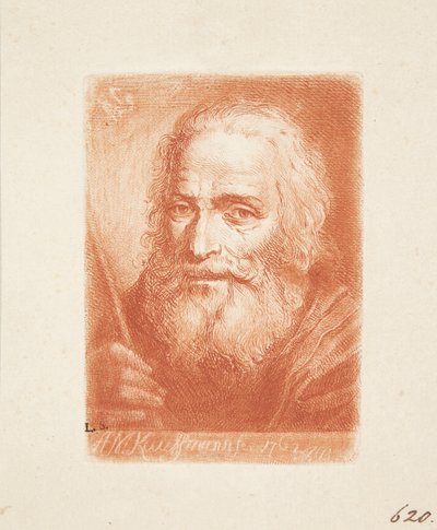 Der bärtige alte Mann von Angelica Kauffmann