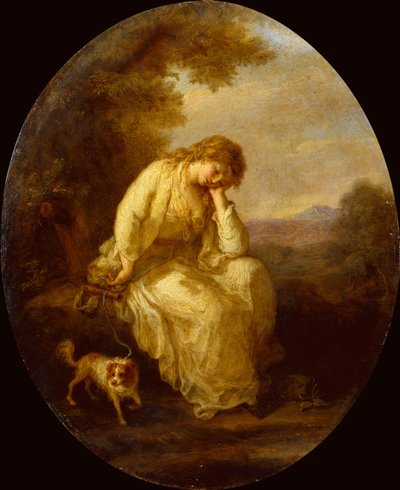 Maria in Moulines von Angelica Kauffmann