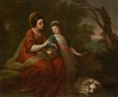 Mrs. Hugh Morgan und ihre Tochter von Angelica Kauffmann