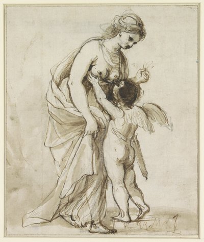 Venus und Amor von Angelica Kauffmann