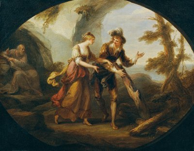 Miranda und Ferdinand von Angelica Kauffmann