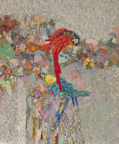Blumen und Vögel von Angiolo DAndrea
