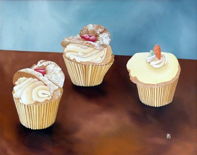 Drei Kuchen, 1998 von Anna Phillips