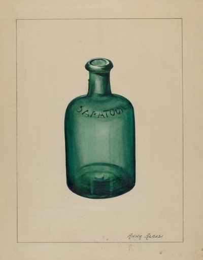 Glasflasche von Anna Aloisi