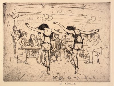 Neujahrsnacht--Café Versaille von Anne Goldthwaite