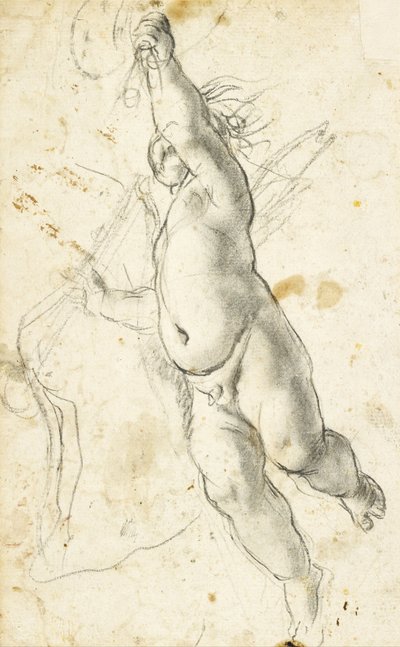 Fliegender Putto von Annibale Carracci