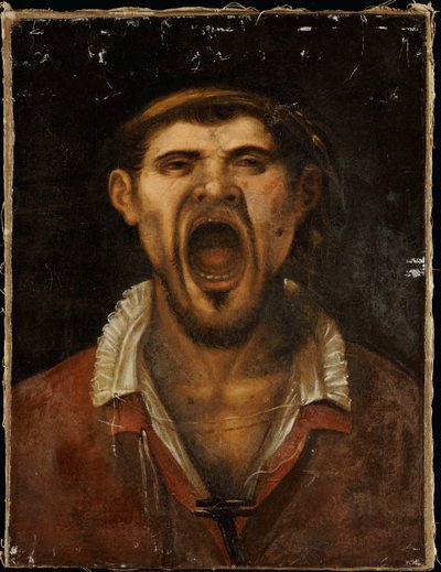 Ein Bauer ruft von Annibale Carracci