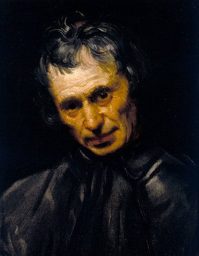 Kopf eines alten Mannes von Annibale Carracci
