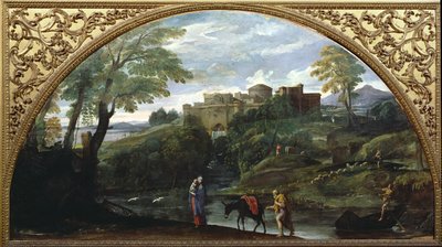 Die Flucht nach Ägypten von Annibale Carracci