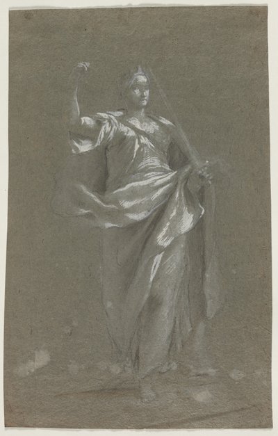 Allegorische Figur (recto und verso) von Anonymous