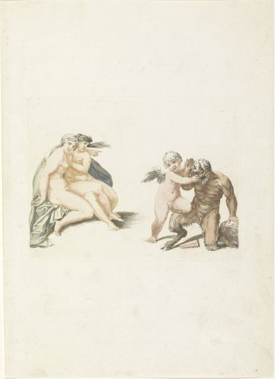 Amor bestraft einen Satyr von Anonymous