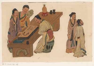 Chinesischer Buchverkäufer von Anonymous