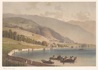Ansicht der Kirche von Montreux von Anonymous