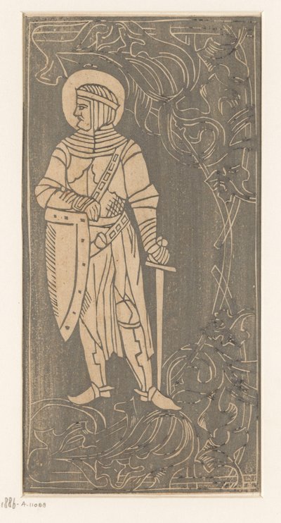 Heiliger in Kriegsgewand von Anonymous