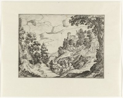 Italienische Landschaft von Anonymous