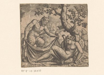 Jupiter und Antiope von Anonymous