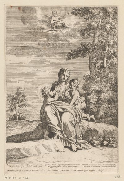 Latona mit Diana und Apollo auf Delos von Anonymous