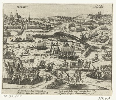 Lodewijk von Nassau verlässt Bergen, 1572 von Anonymous
