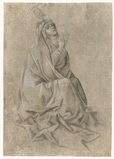 Maria am Fuß des Kreuzes von Anonymous