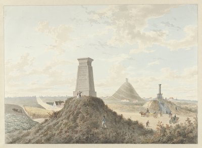 Denkmäler bei Waterloo, 1815 von Anonymous
