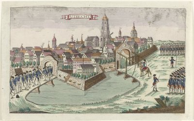 Patrioten verlassen Utrecht, 1787 von Anonymous