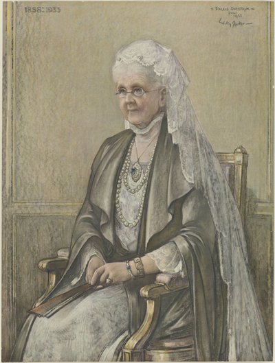 Porträt von Emma, Königin-Regentin der Niederlande von Anonymous