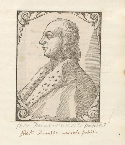 Porträt von Girolamo Donati von Anonymous