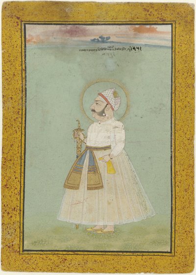 Porträt von Jaisingh, Gründer von Jaipur von Anonymous