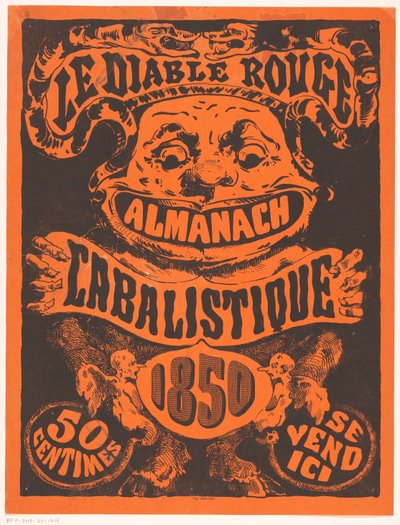 Werbeplakat für Le Diable Rouge von Anonymous