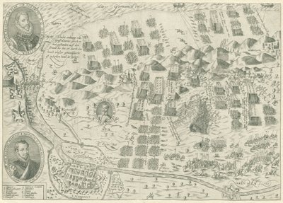 Schlacht bei Nieuwpoort, 1600 von Anonymous