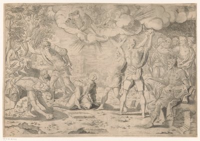 Steinigung des heiligen Stephanus von Anonymous