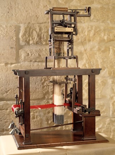 Modell eines Jacquard-Webstuhls von Anonymous Anonymous