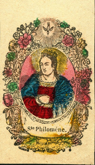 Andachtsbild: St. Philomena (Epinal-Druck) von Anonymous Anonymous