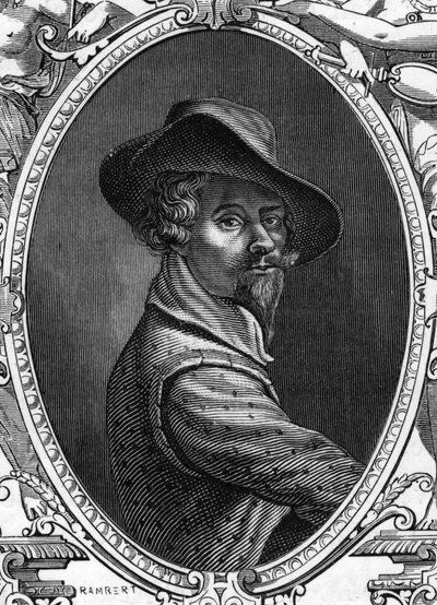 Porträt von Annibale Carracci (Annibal Carrache). von Anonymous Anonymous