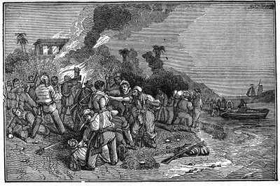 Der Tod von Kapitän Edward Davis von Anonymous Anonymous