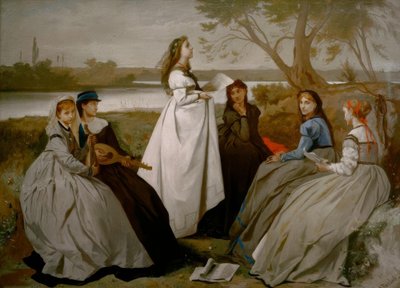 Im Frühling von Anselm Feuerbach