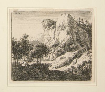 4 Landschaften von Anthonie Waterloo
