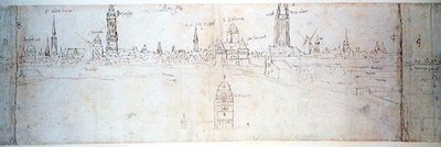 Brügge von Anthonis van den Wyngaerde