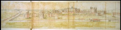 Hampton Court von Anthonis van den Wyngaerde