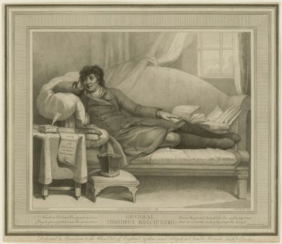 Tadeusz Kosciuszko 1746-1817, 1798 von Anthony Cardon