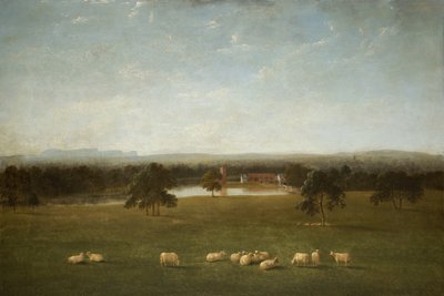Tabley: Das alte Herrenhaus vom Park aus von Anthony Devis
