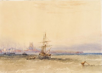 Morgen, Hartlepool von Anthony Vandyke Copley Fielding