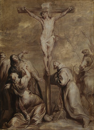 Kreuzigung mit dem heiligen Franziskus, 1630-32 von Anthony van Dyck